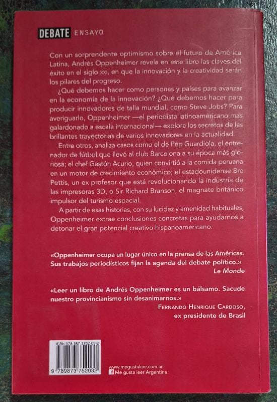 ¡Crear o morir!
