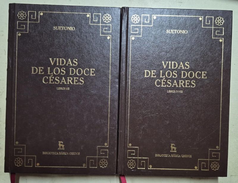Vida de los doce césares 2 tomos
