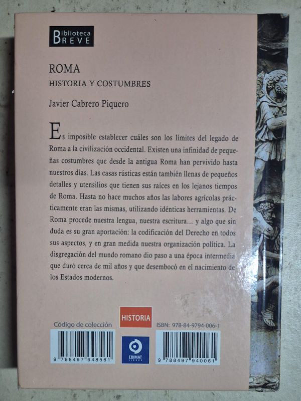 Roma historia y costumbres
