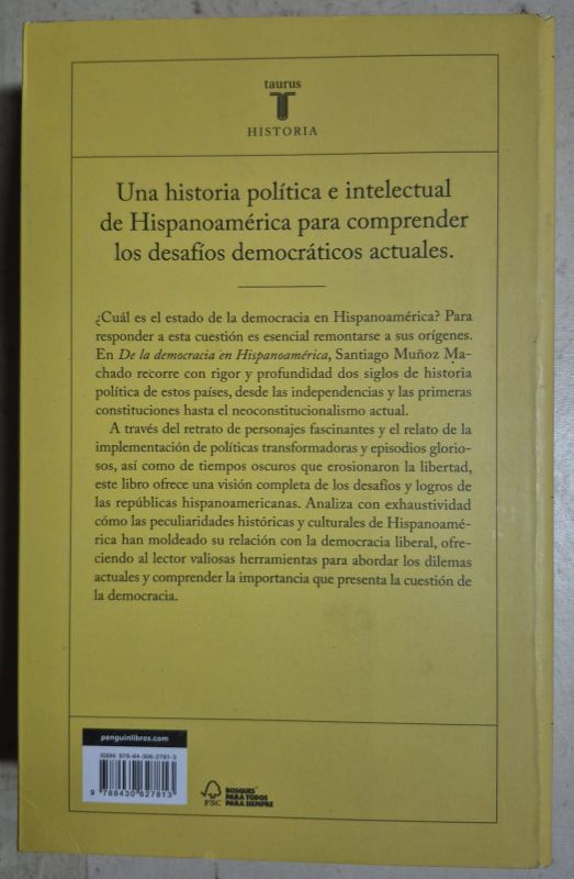 De la democracia en hispanoamérica