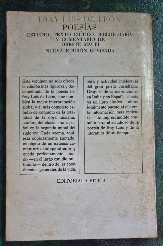 Fray Luis de León / Poesías