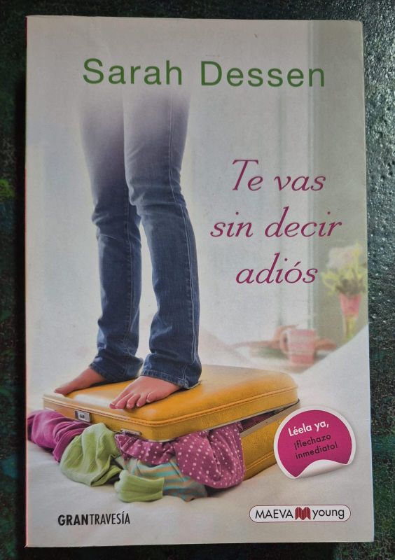 Te vas sin decir adiós