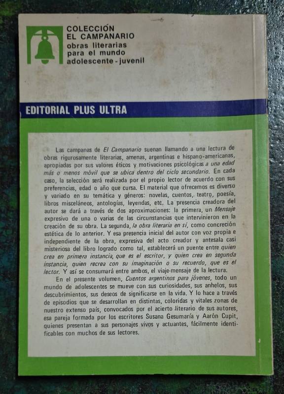 Cuentos argentinos para jóvenes