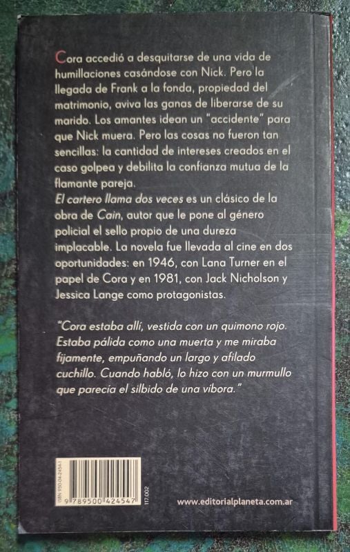 El cartero llama dos veces