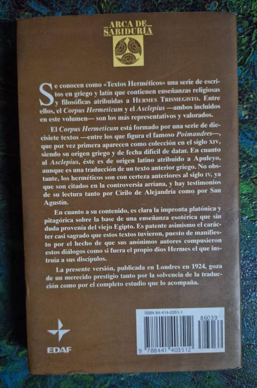 Corpus hermeticum y otros textos apócrifos