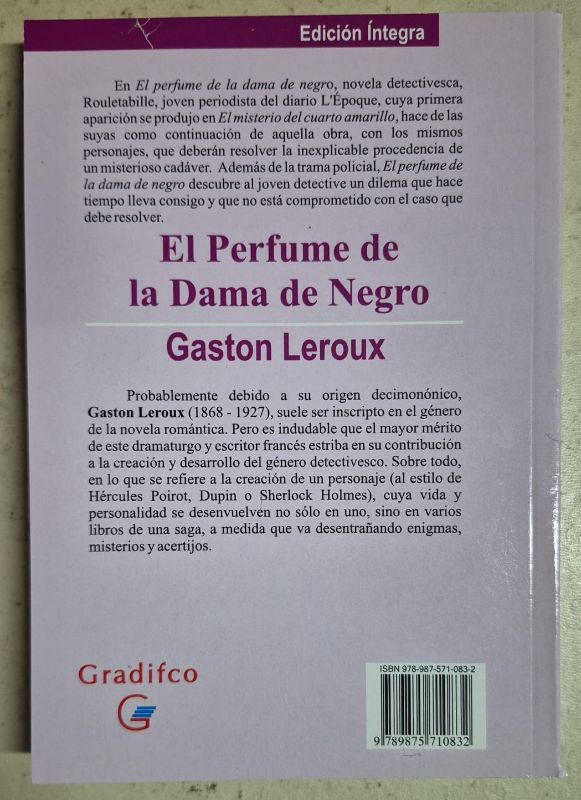 El perfume de la dama de negro