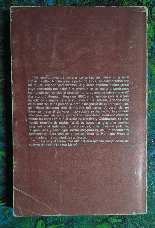 Cartas escogidas Hermann Hesse