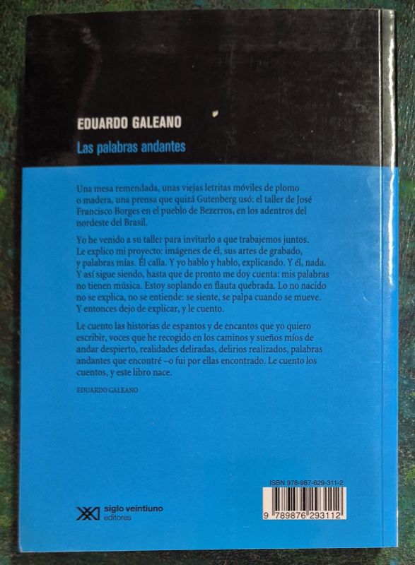 Las palabras andantes / Biblioteca Eduardo Galeano