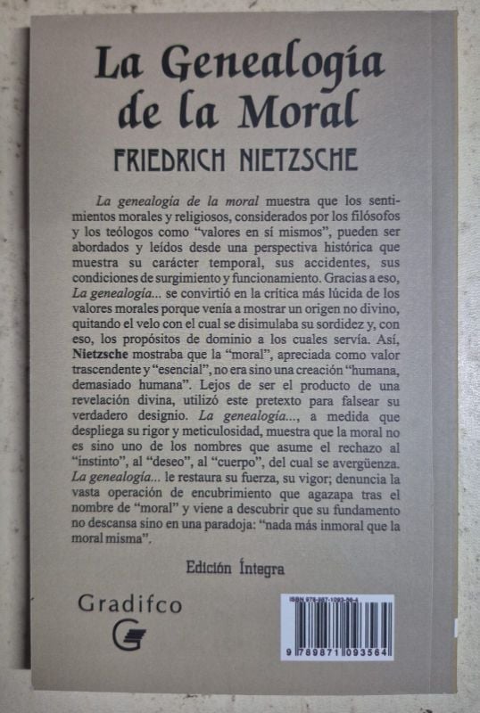 La genealogía de la moral