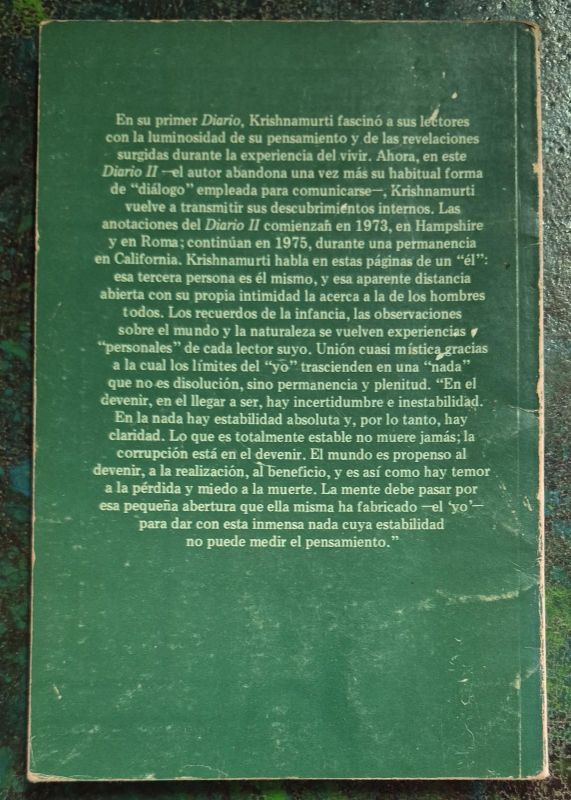 Krishnamurti / Diario 2