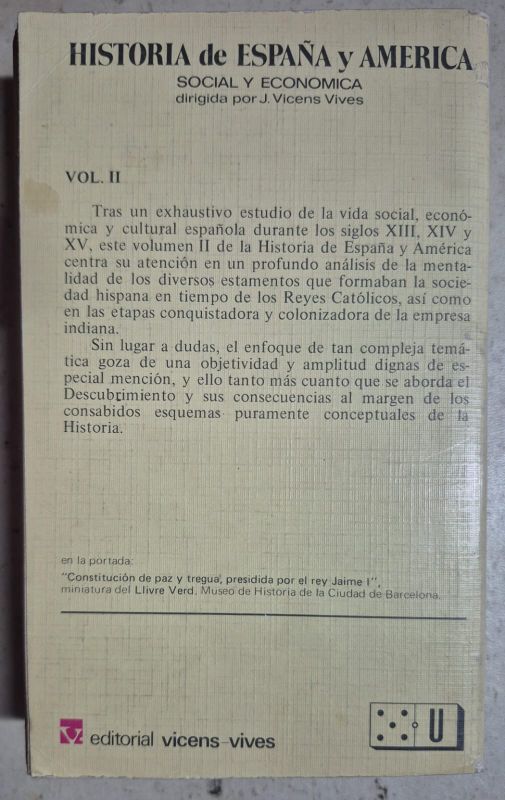 Historia de España y América social y económica Volumen 2