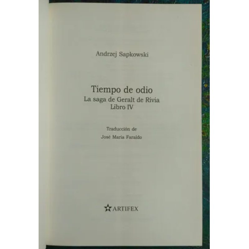 Tiempo De Odio La Saga De Geralt De Rivia 4