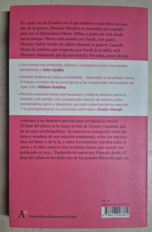 El final del affaire