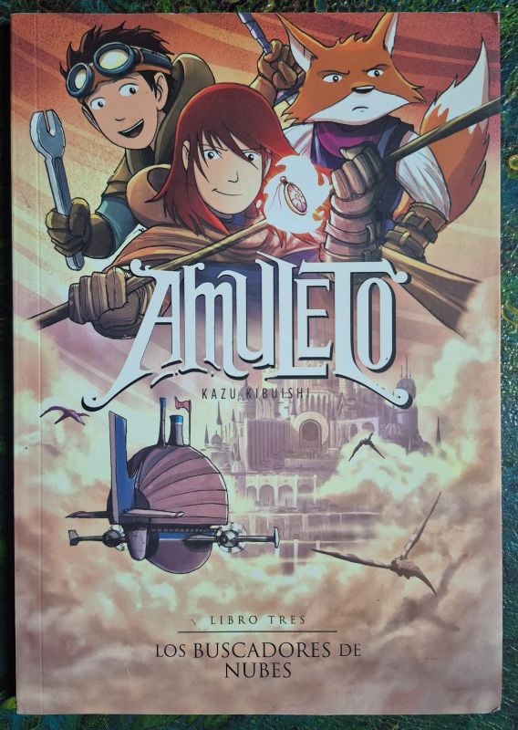 Amuleto Libro tres Los buscadores de nubes