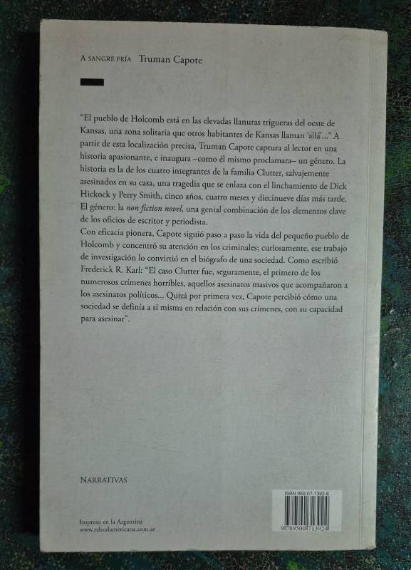 A sangre fría