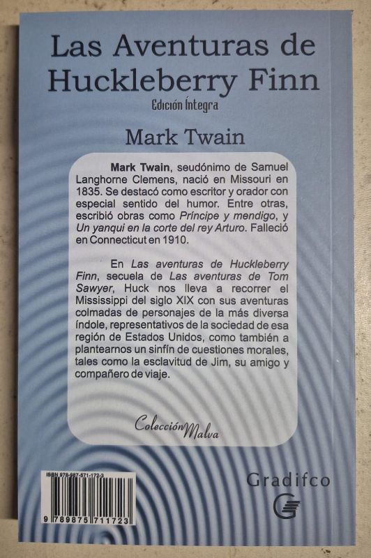 Las aventuras de Huckleberry Finn / Malva