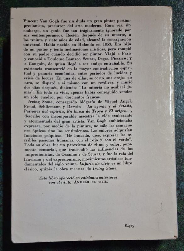 Lujuria de vivir