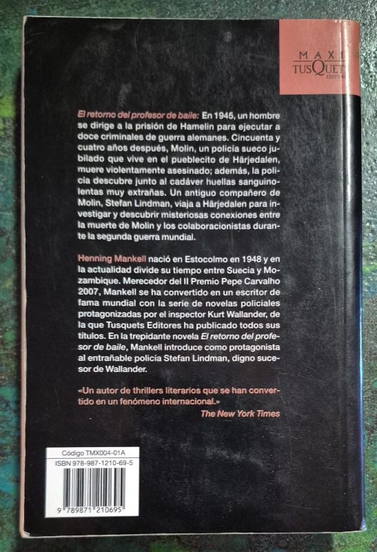 El retorno del profesor de baile