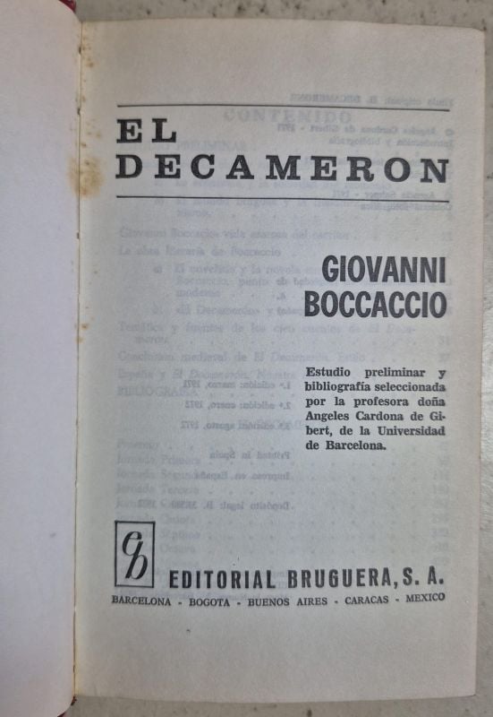 El decameron
