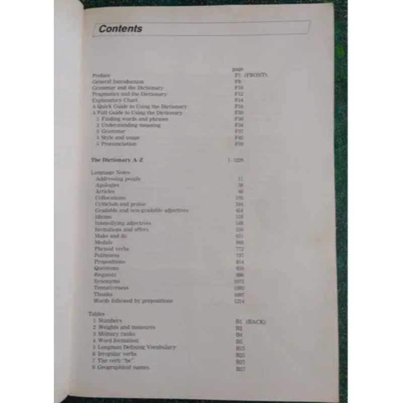 Dictionary Of Contemporary English Longman