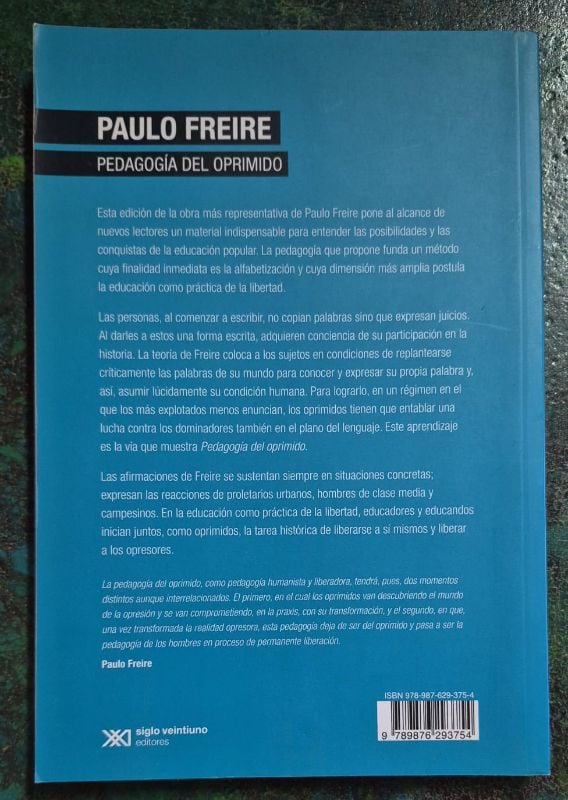 Pedagogía del oprimido