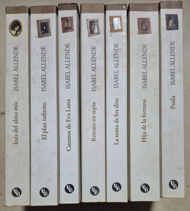 Lote Biblioteca Isabel Allende 7 libros