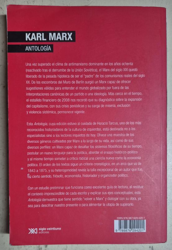 Karl Marx Antología