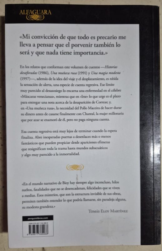 Adolfo Bioy Casares Últimos cuentos