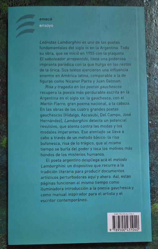 Risa y tragedia en los poetas gauchescos