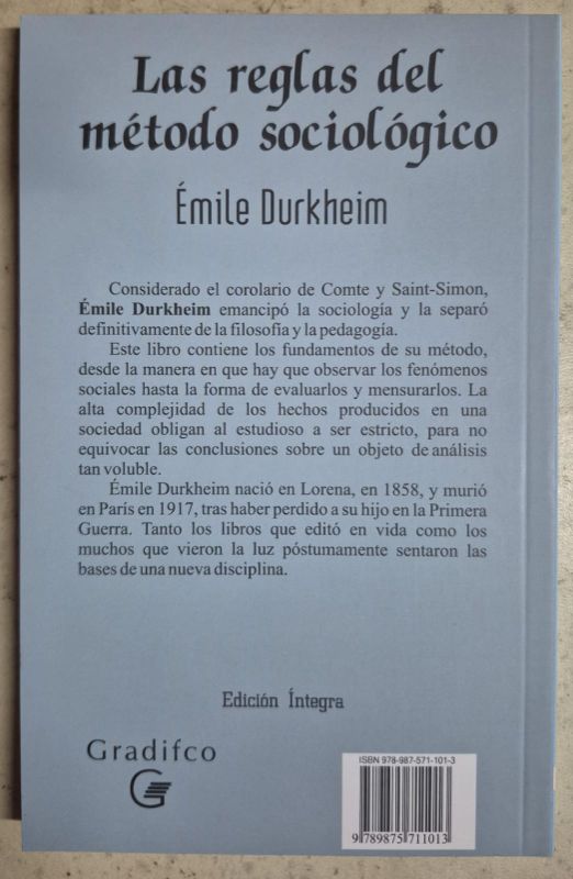 Las reglas del método sociológico