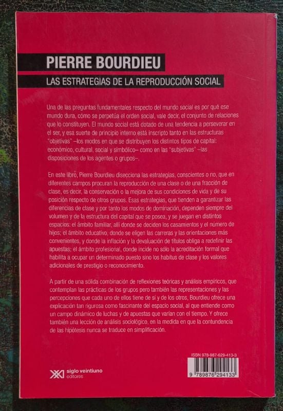 Las estrategias de la reproducción social