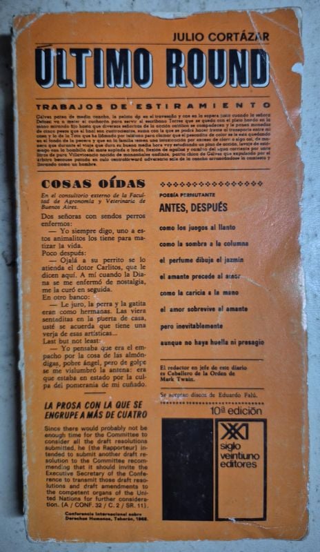 Cortázar / Último Round tomo 1