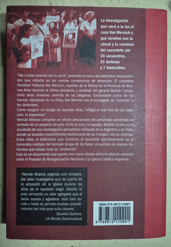 El caso Von Wernich Maldito tú eres