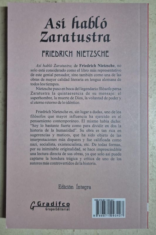 Así hablo Zaratustra