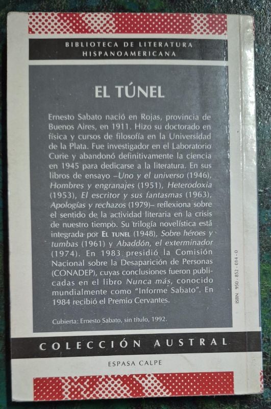 El túnel / Colección Austral