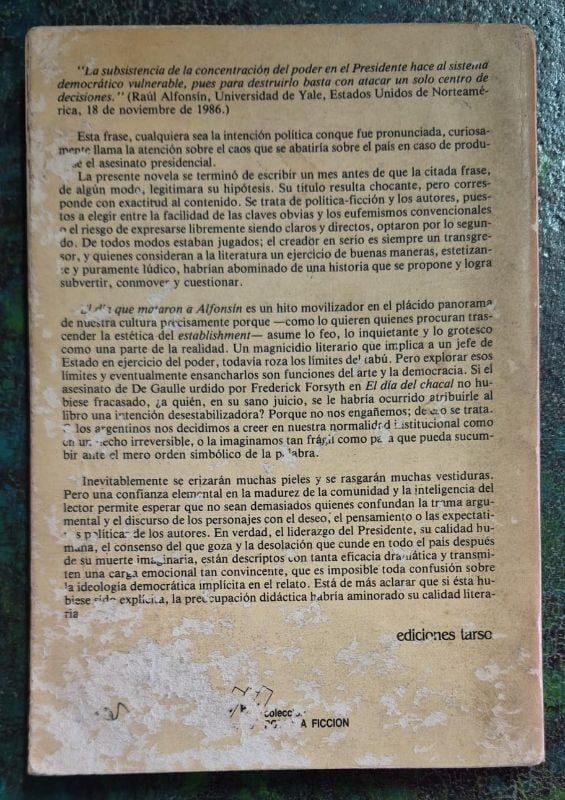 El día que mataron a Alfonsín