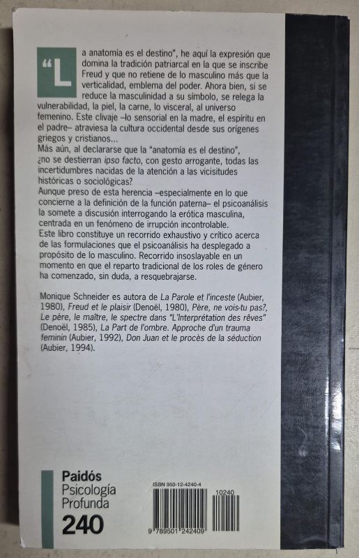 Genealogía de lo masculino