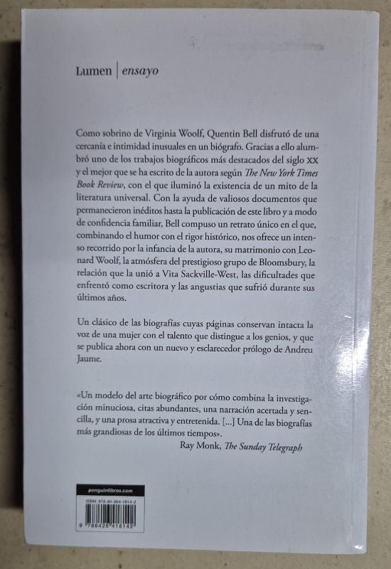 Virgina Woolf Una biografía