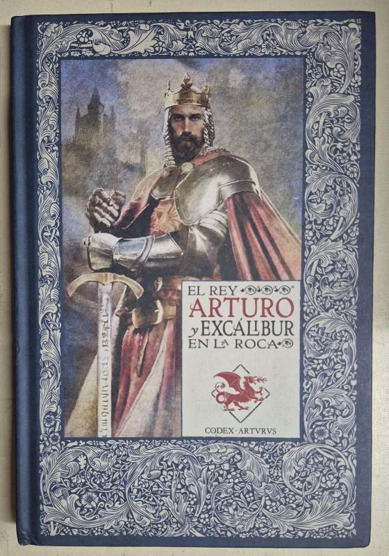 El rey Arturo y Excálibur en la roca