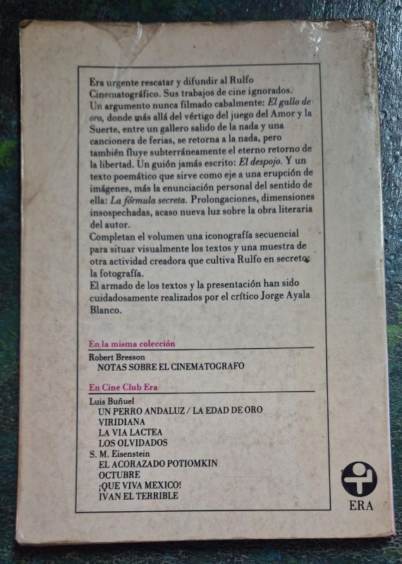 El gallo de oro y otros textos para cine