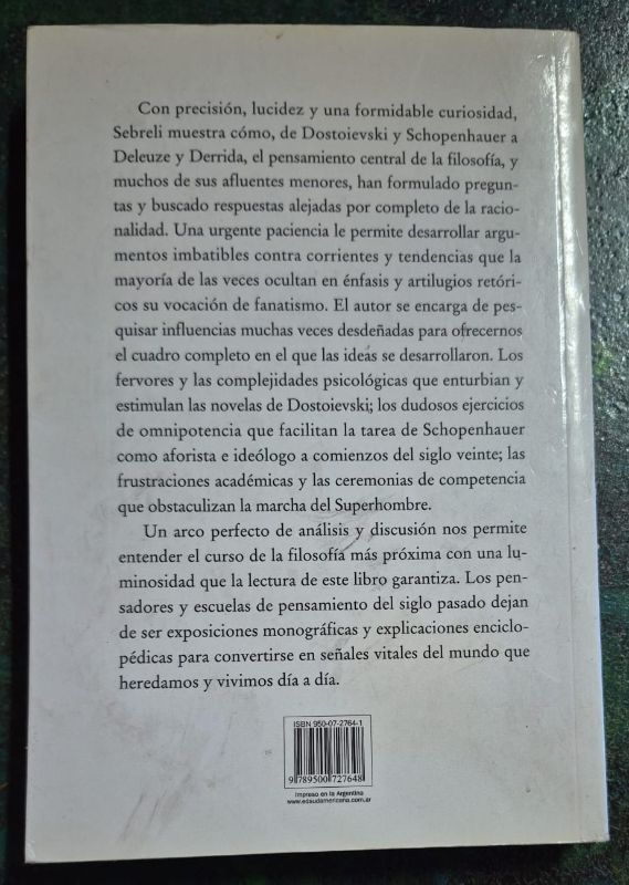 El olvido de la razón