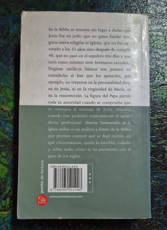 Mentiras fundamentales de la iglesia católica