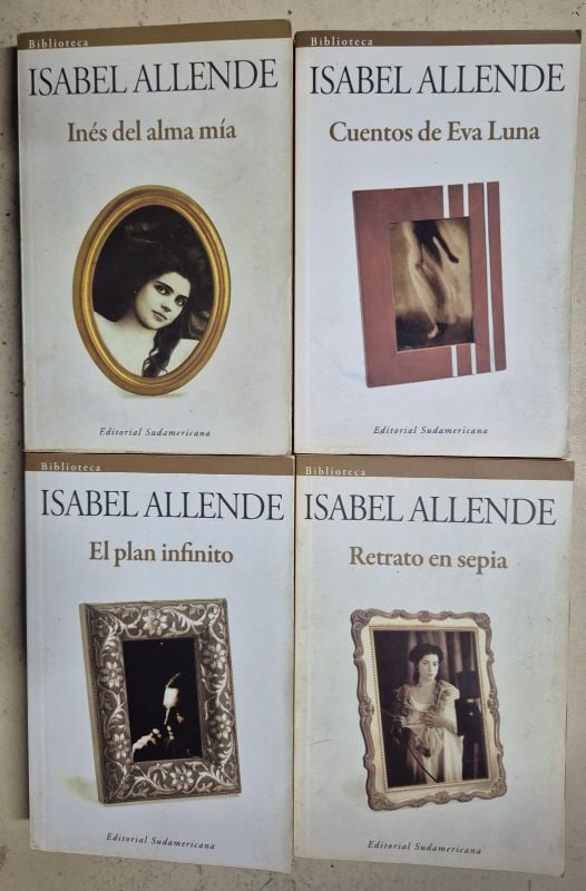 Lote Biblioteca Isabel Allende 7 libros