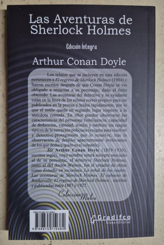 Las aventuras de Sherlock Holmes / Malva