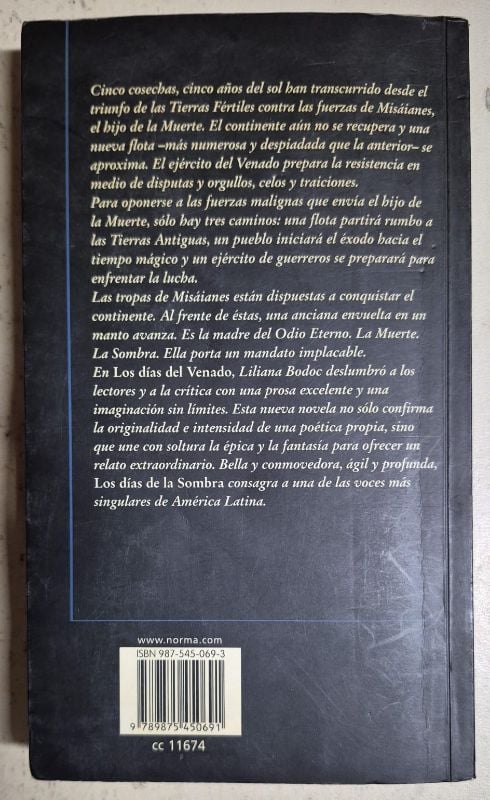 Los días de la sombra / La saga de los confines 2
