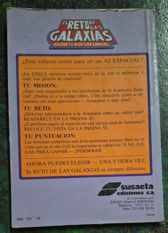 El reto de las galaxias 10 Planeta hechizado / Elige tu propia aventura