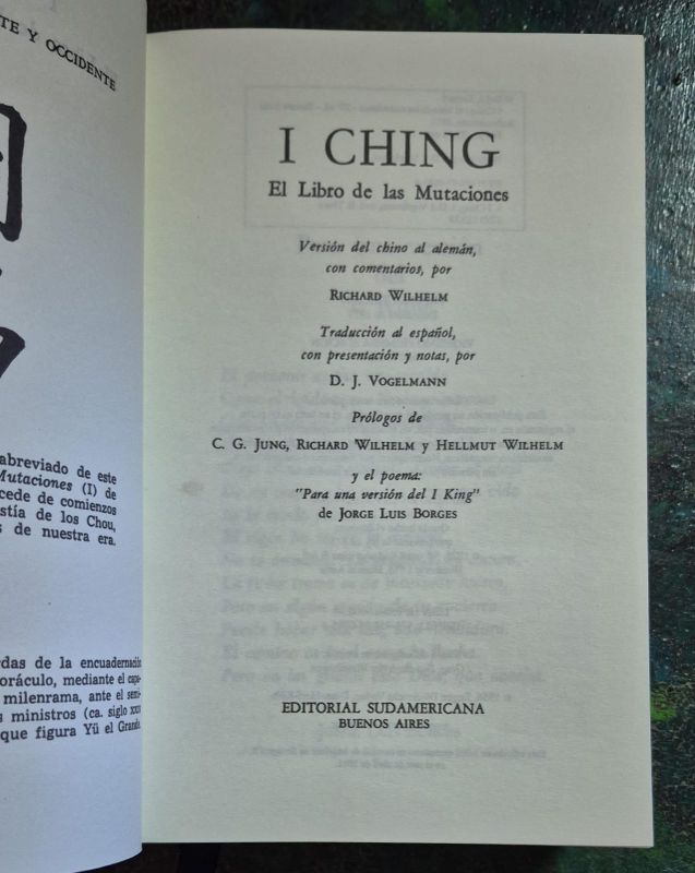 I Ching el libro de las mutaciones / Tapa dura