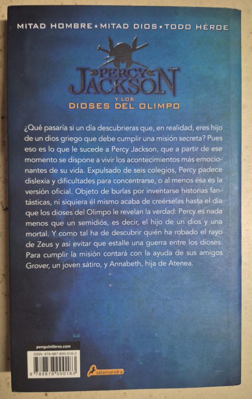 Percy Jackson El ladrón del rayo