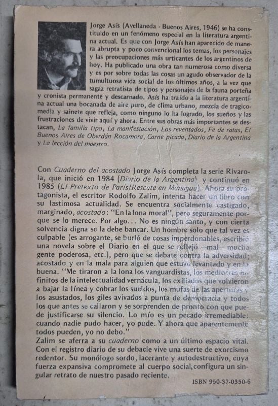 Cuaderno del acostado