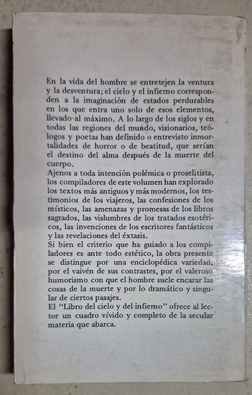 Libro del cielo y del infierno